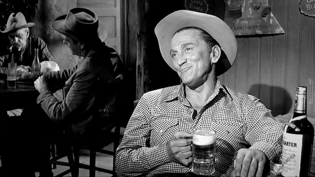 Kirk Douglas as John W. "Jack" Burns in Lonely Are the Brave by David Miller